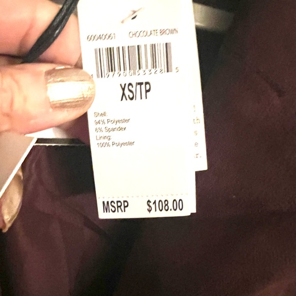 NEW For The Republic Dark Brown Fringe Faux Suede Jacket. Sz XS. - Picture 10 of 10